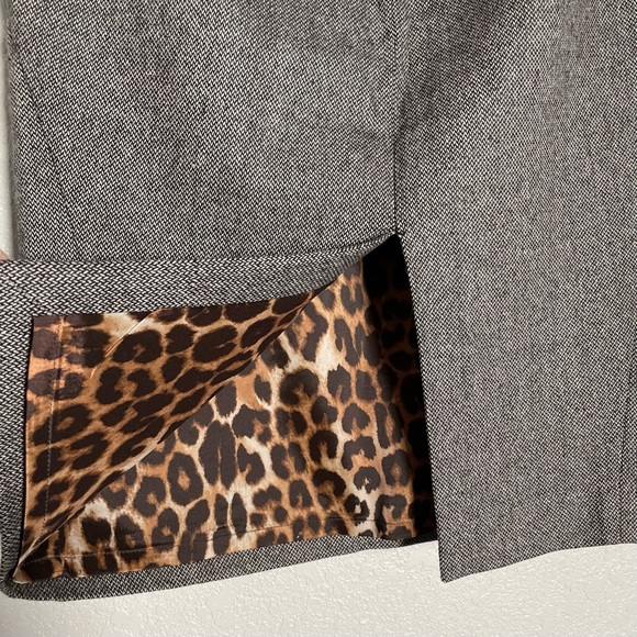 Express Design Studio - Wool Blend Gray Pencil Skirt - Size 2 - Picture 6 of 8